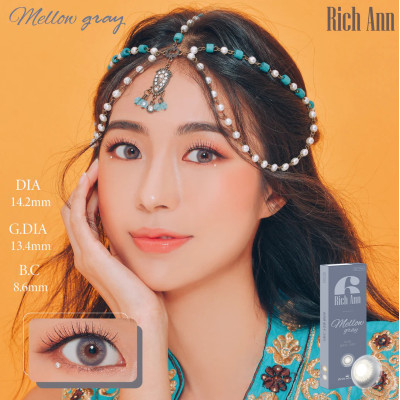  Ann365 1Day – Rich Ann Mellow Gray迷霧柔灰 日拋 6片裝(門市現貨)